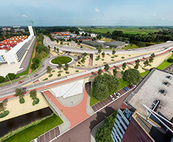 Noordzeebrug ringweg Groningen